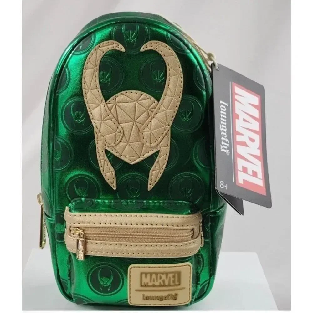 Loungefly Marvel Loki Metal Drip Pencil Case Backpack Purse Attachment New NWT